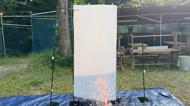 水性ならではのシャバシャバした噴射