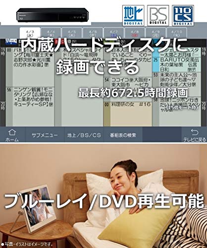 ブルーレイディスクプレーヤー/HDDレコーダー付ポータブル地上・BS・110度CSデジタルテレビ UN-15TD9 4