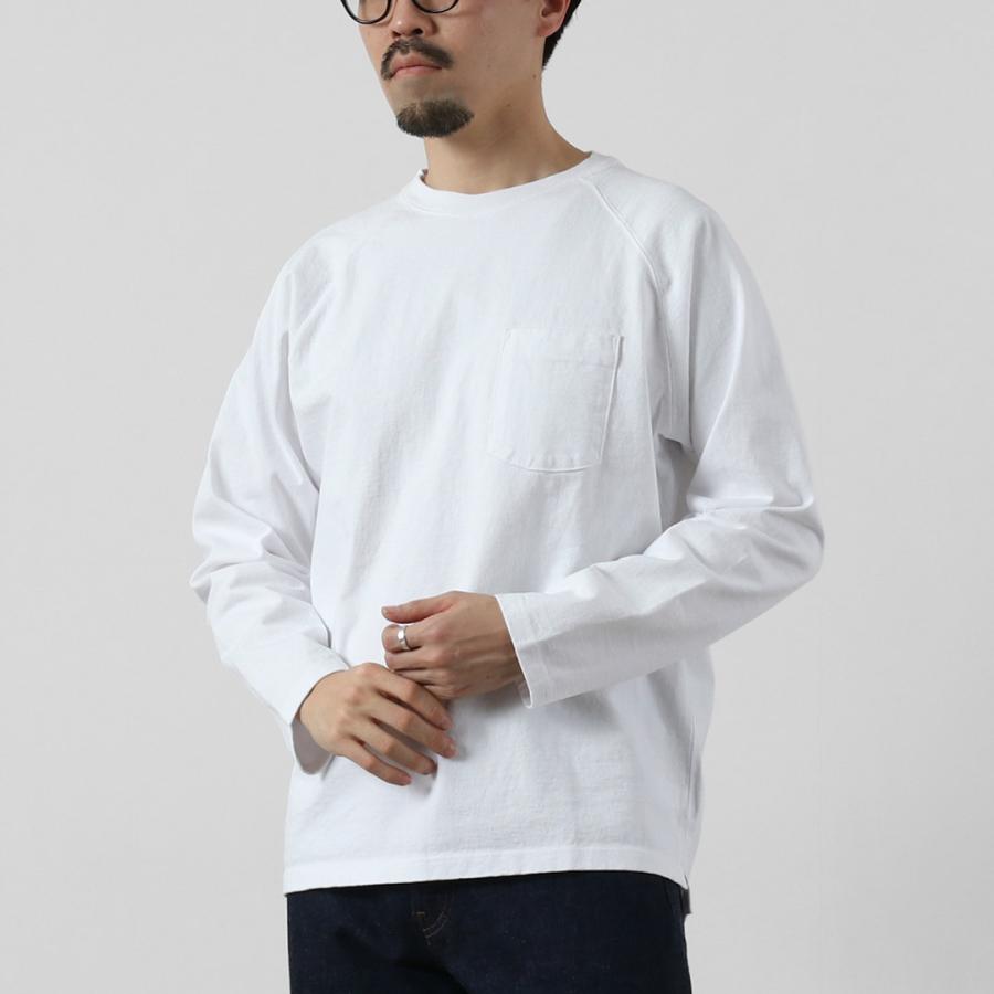 ヘビー ラグラン ポケット Tシャツ ロングスリーブ 2