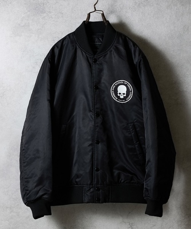 NYLON PRINTED STADIUM JACKET 1