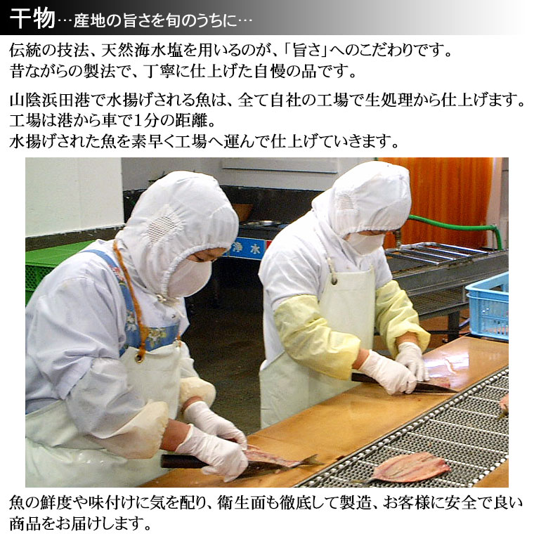 豪華三魚干物セット 7