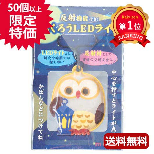 反射機能付き ふくろうLEDライト 2