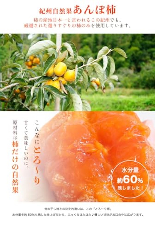 無添加 あんぽ柿 5