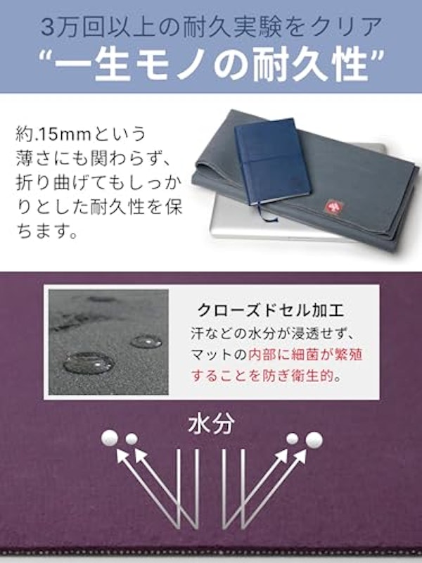 eKO スーパーライト トラベル ヨガマット 8