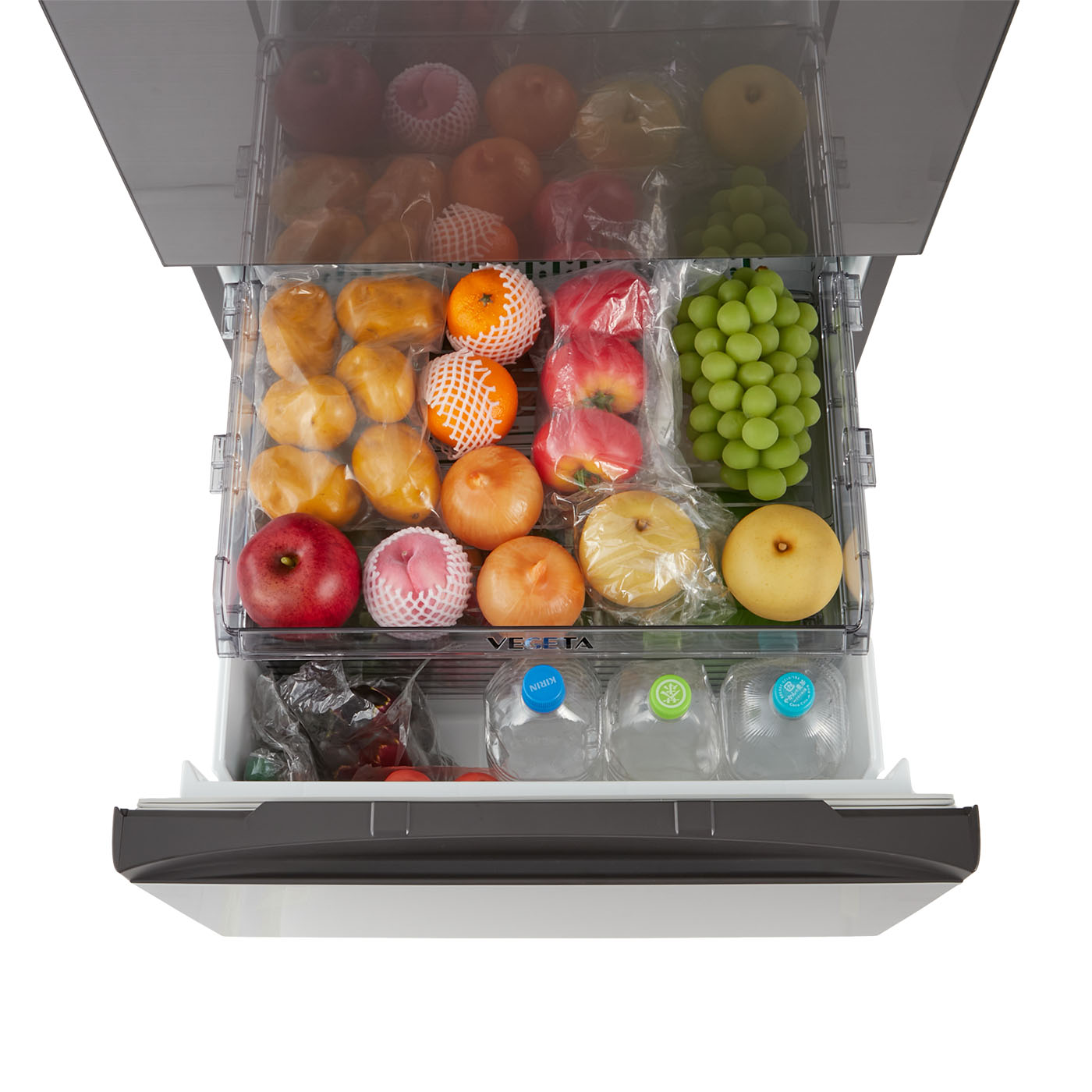 245⭕️日立 冷蔵庫 大型 黒 350ℓ 左開き 真ん中野菜室 安い 設置無料 245