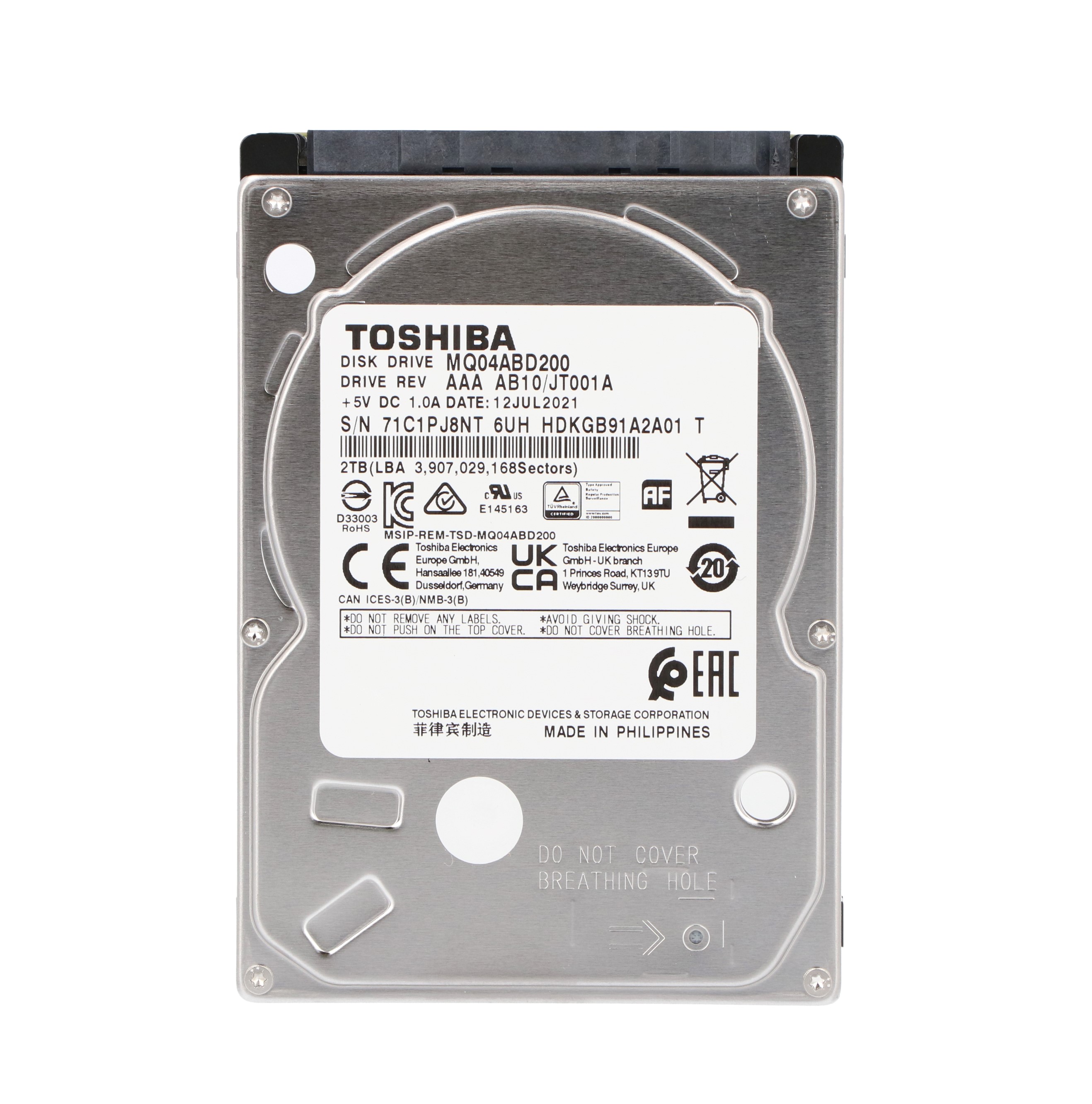 東芝 HDD MQ04ABD200を全3商品と比較！口コミや評判を実際に使ってレビューしました！ | mybest