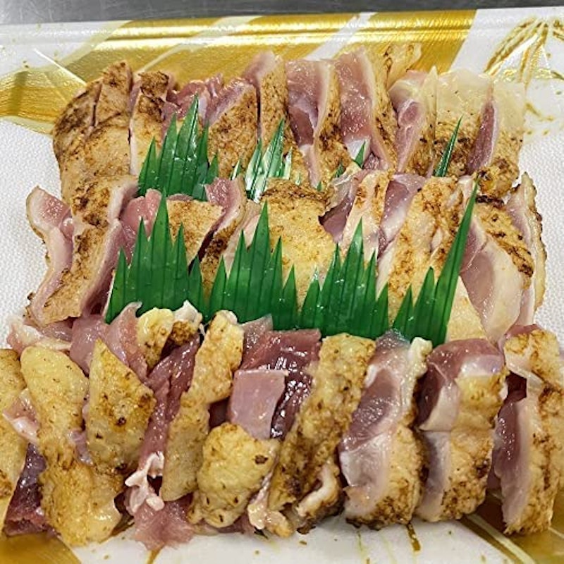 黒さつま鶏もも肉さしみ 3