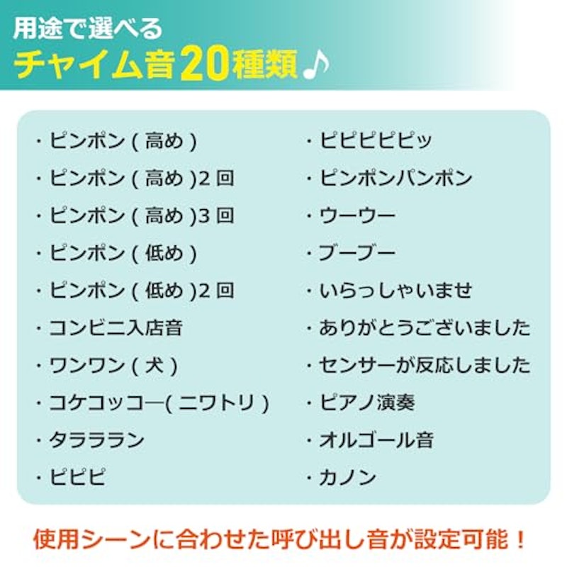 ワイヤレスチャイム受信器 4