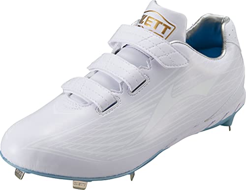 ZETTプロステイタス 野球スパイク 白 金具 27cm 金具スパイク 野球