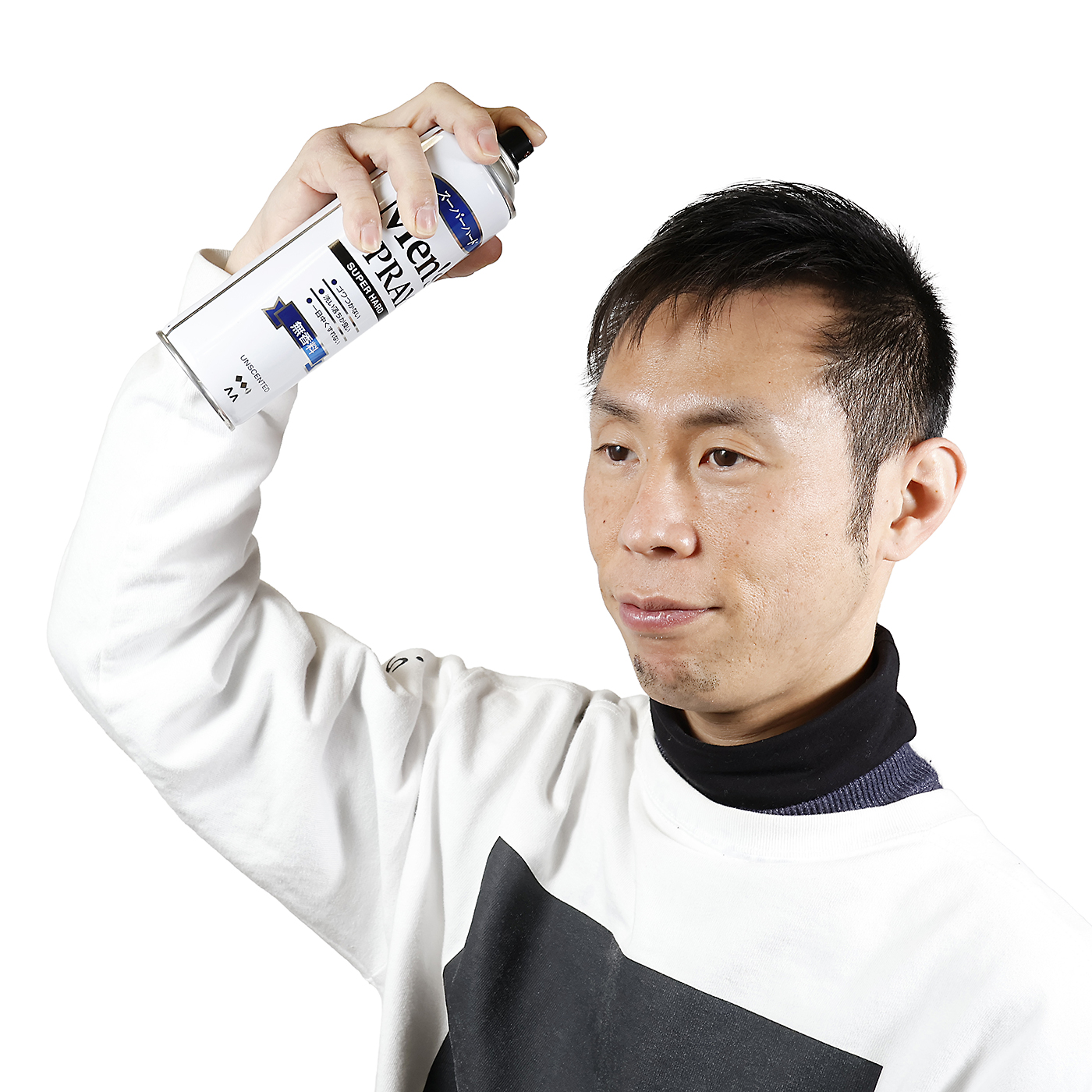 メンズヘアスプレー スーパーハード 無香料 4
