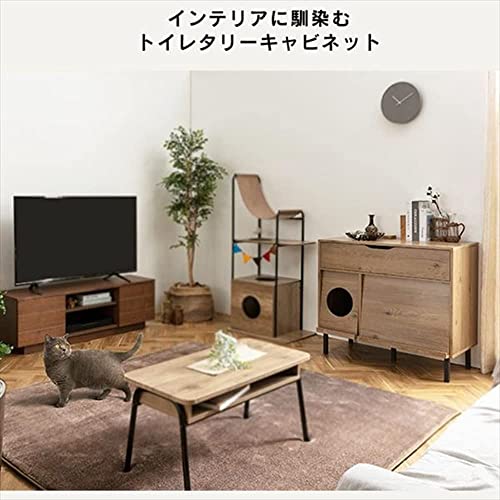 キャットトイレタリーキャビネット収納付き 2