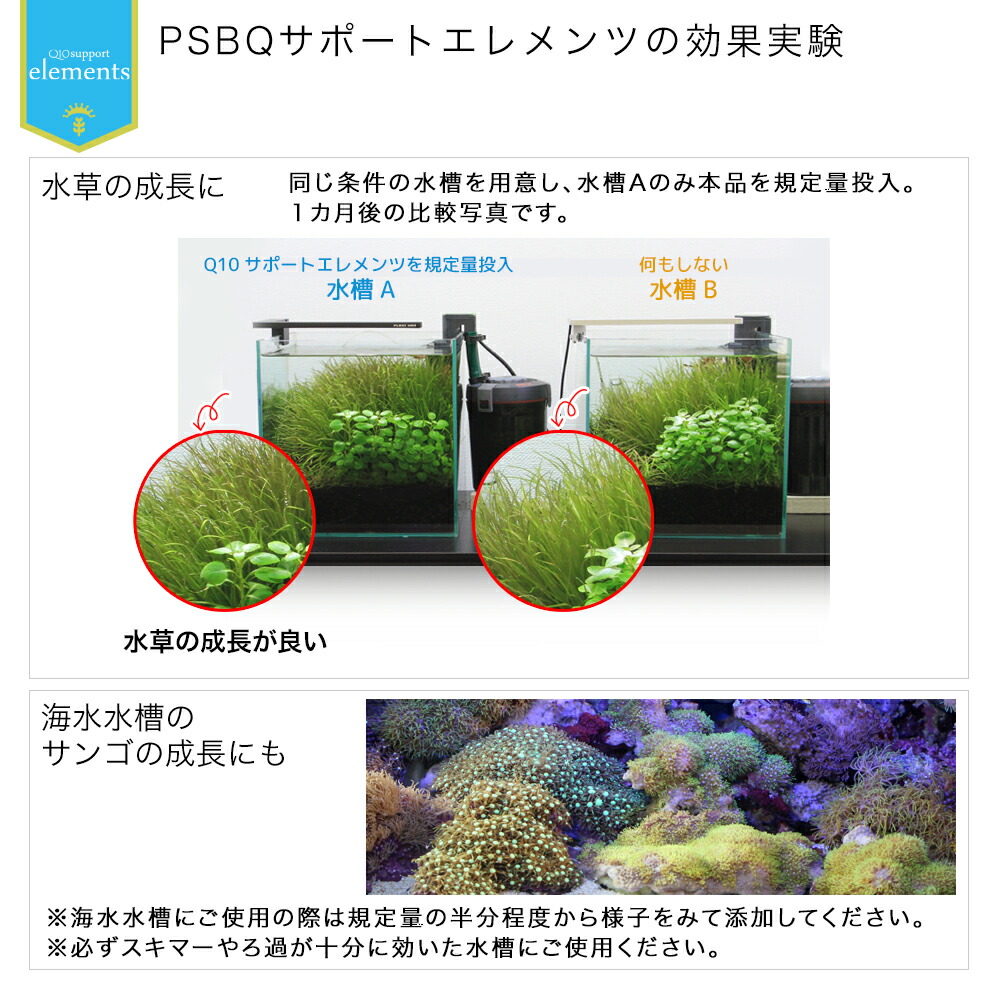 Q10サポートエレメンツ 淡水・海水用  3