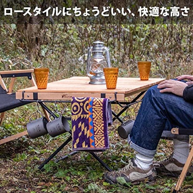ウッドロールトップテーブル 4
