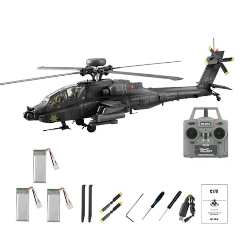 AH-64D RCジャイロヘリコプター 1