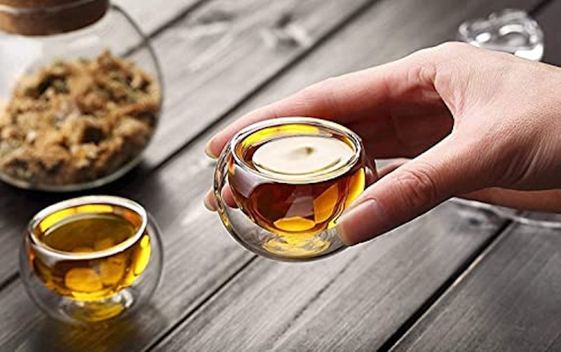 二層茶杯 6個セット 4