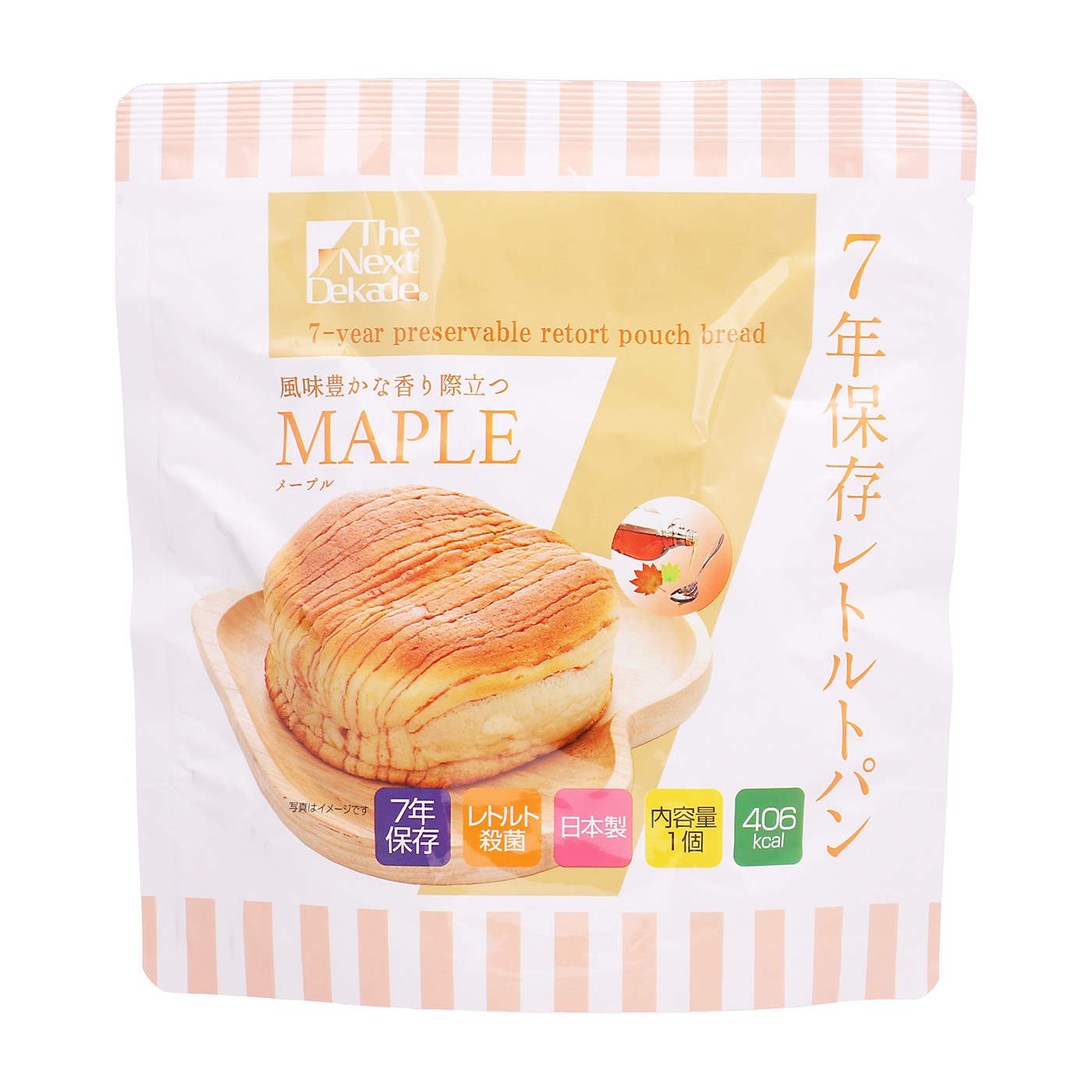 7年保存レトルトパン　The　Next　Dekade　ミルクブレッド　4514453705031 7年保存レトルトパン - 防災備蓄・長期保存水・食品 The Next Dekade