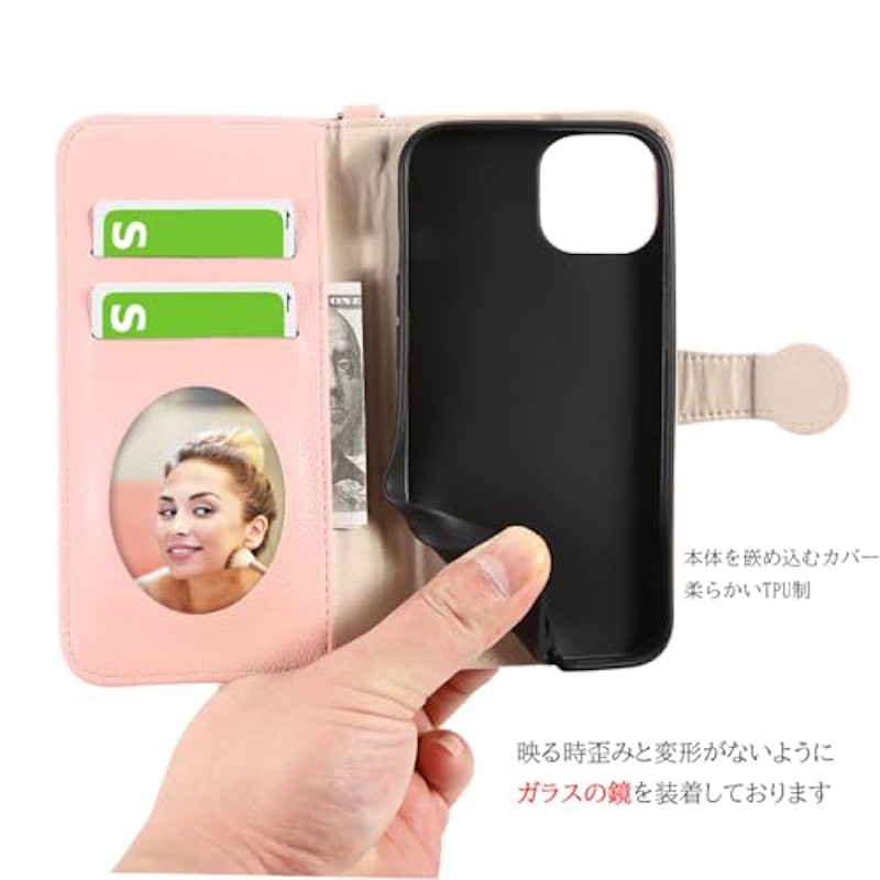 花柄手帳型ケース 5