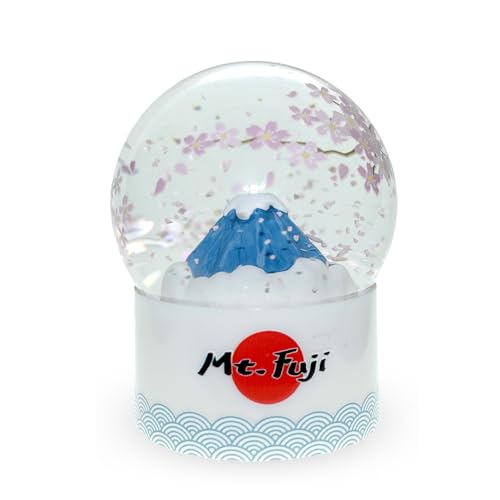 スノードーム 桜舞う富士山 1