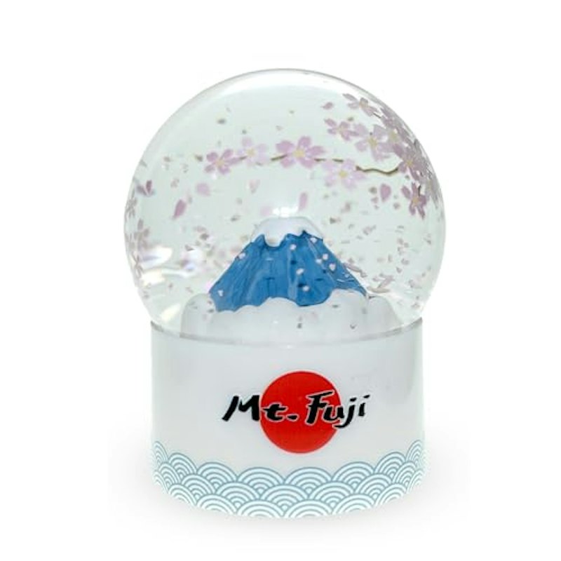 スノードーム 桜舞う富士山 1