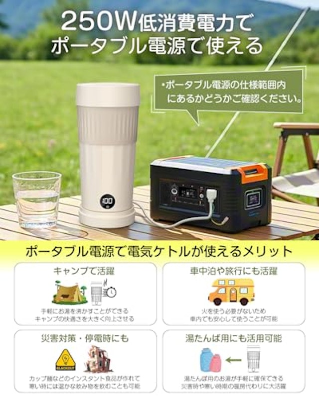 ポータブル電気ケトル 3