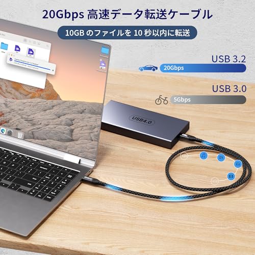 USB C ケーブル 2