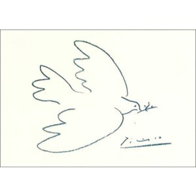 ポストカード アート ピカソ 平和の鳩 1