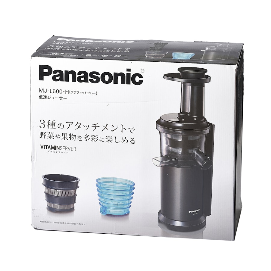 Panasonic ｼﾞｭｰｻｰ 低速 ビタミンサーバー MJ-L600-H 9/16 22:00〆 - 家具