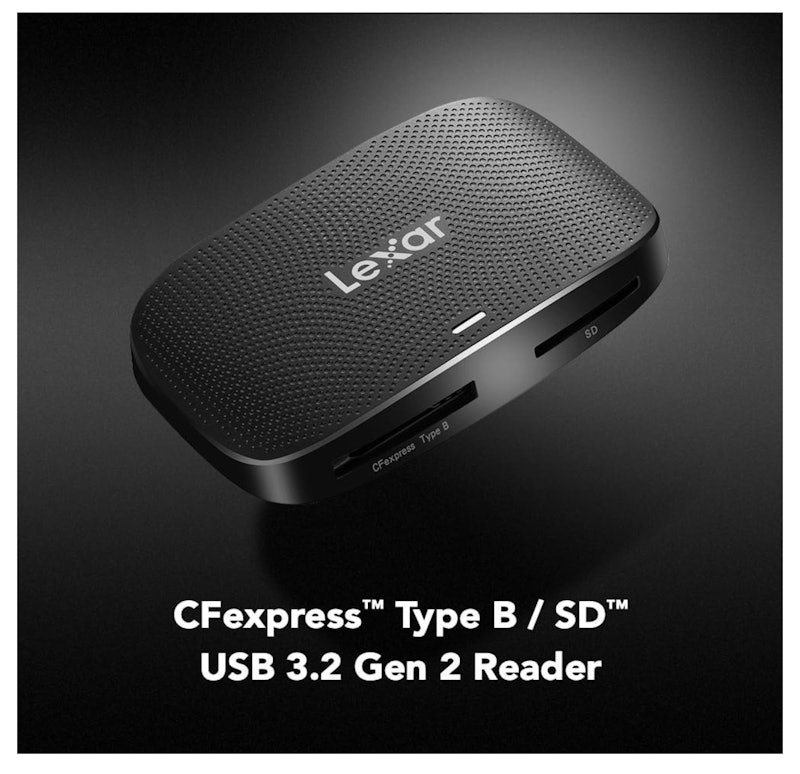Professional CFexpress Type B/SD USB 3.2 Gen 2リーダー 2