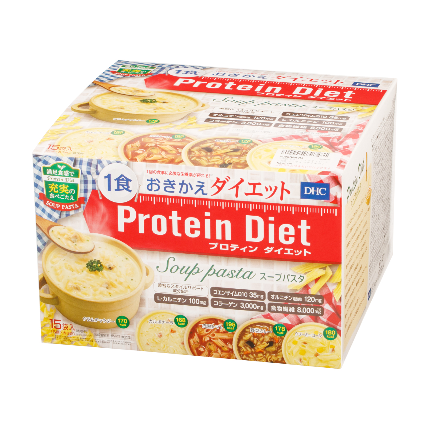 DHC プロティンダイエットスープパスタ 15食分入 (Protein Diet ...