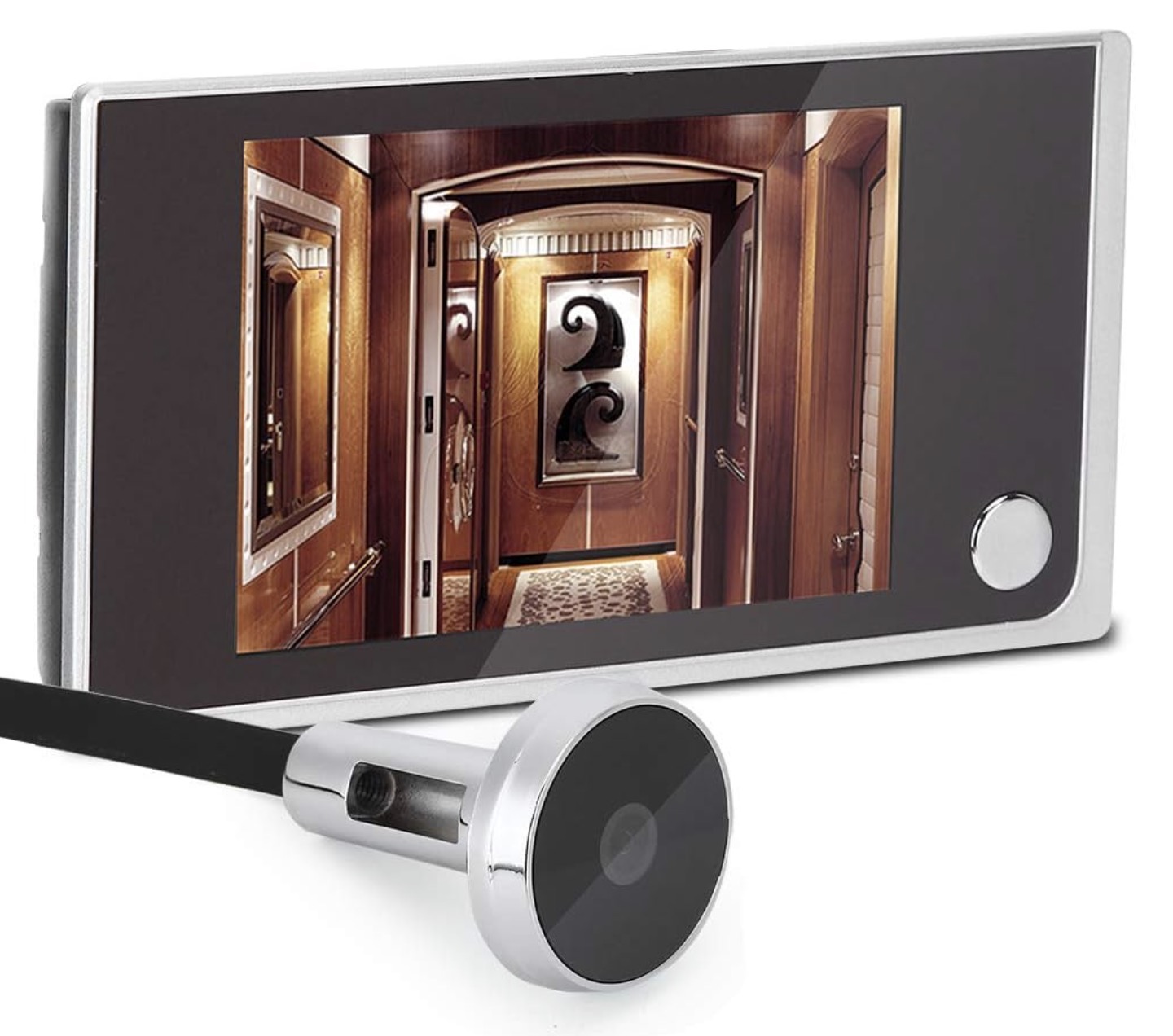 ワイヤレス ドアカメラ工事不要 賃貸対応 5ヶ月駆動日本語マニュアルQR