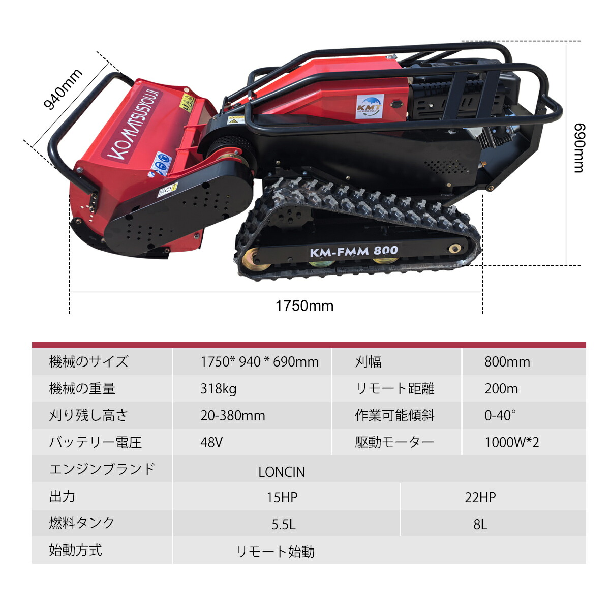 ハンマーナイフラジコン草刈機 5