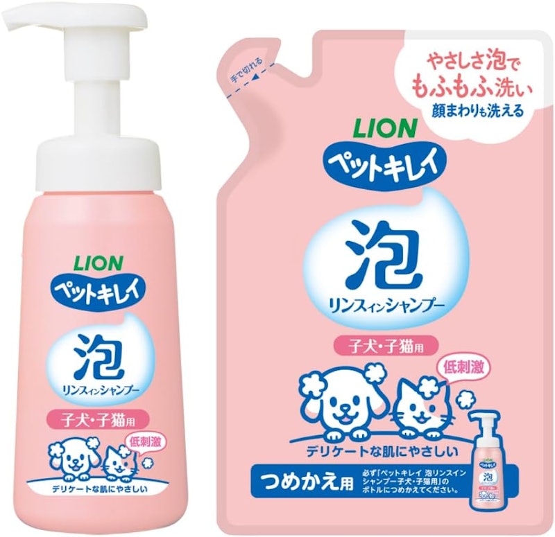 泡リンスインシャンプー 子犬・子猫用 1