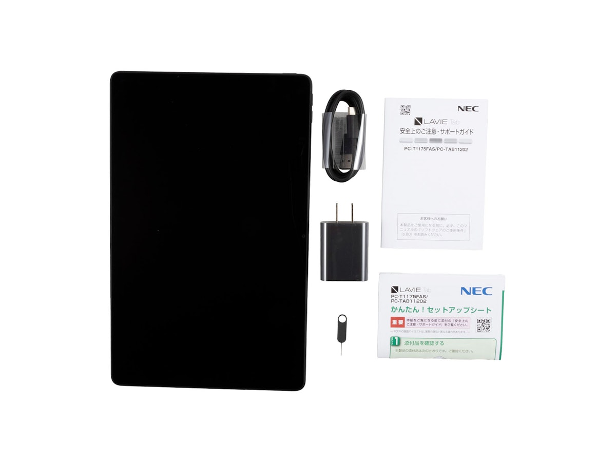 Androidタブレット本体 0804-1 JP1 NEC LAVIE Tab T11 PC-T1175BAS NEC LAVIE Tab T11 PC-T1175FASを検証レビュー!Android