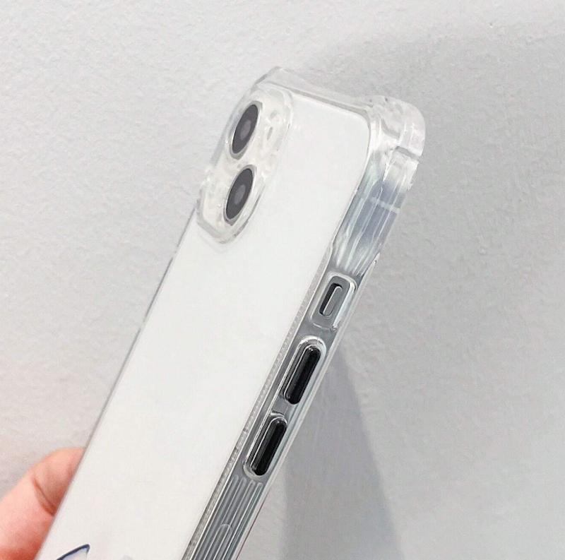 ストラップ付き衝撃吸収透明ケース 6