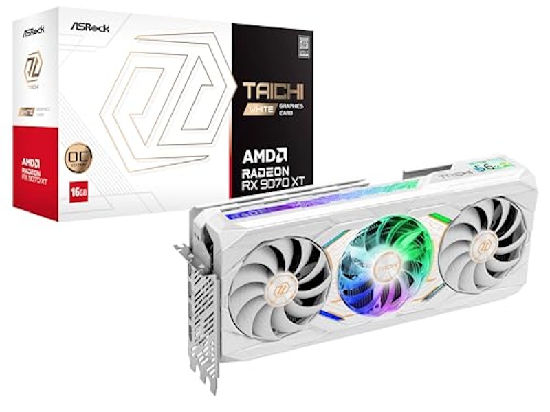 AMD Radeon RX 9070 XT Taichi White 16GB OC 1