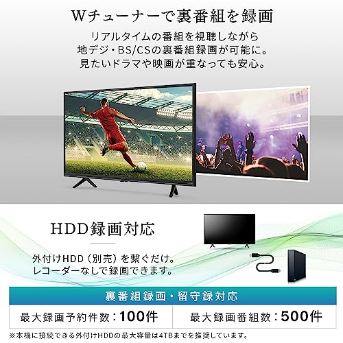 スマートテレビ 40V型 6