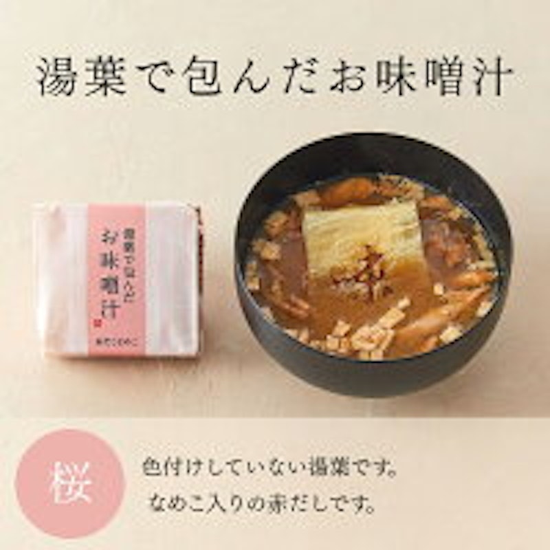 湯葉で包んだお味噌汁 9個箱 10