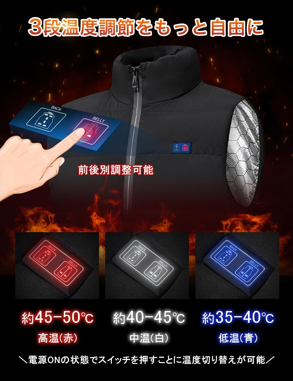 電熱ベスト 3