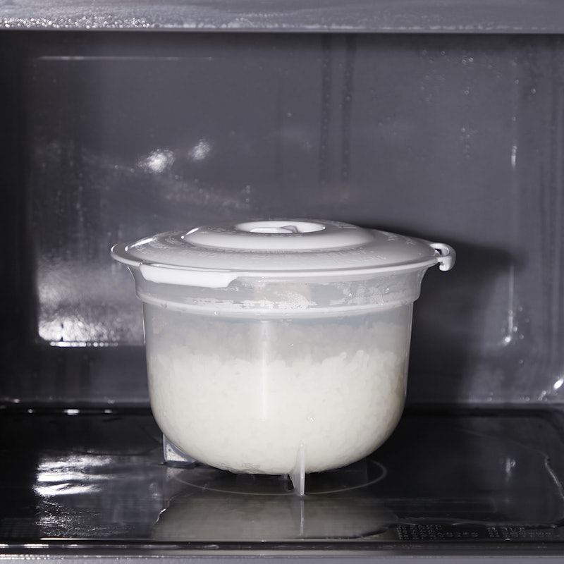 電子レンジ調理器 ご飯一合炊き用 6