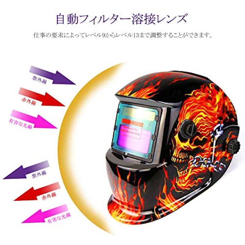 自動遮光溶接面 4
