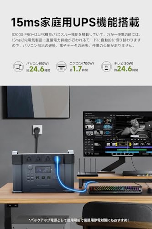 ALLPOWERS S2000PRO+ ポータブル電源 7