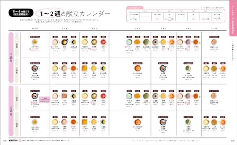 冷凍つくりおきで365日の離乳食カレンダー 6