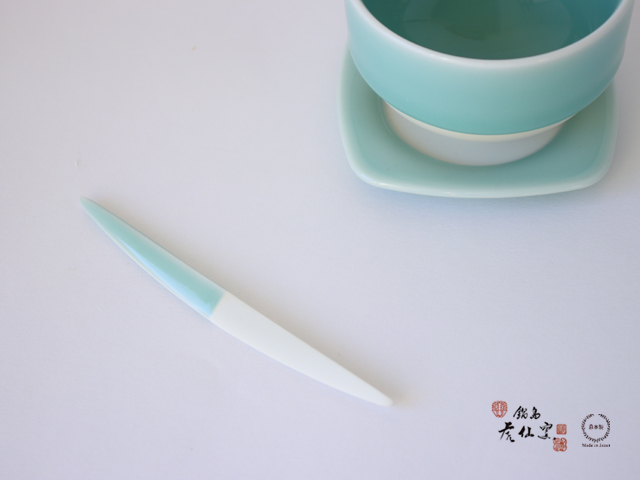 鍋島虎仙窯 鍋島青磁 菓子切 4