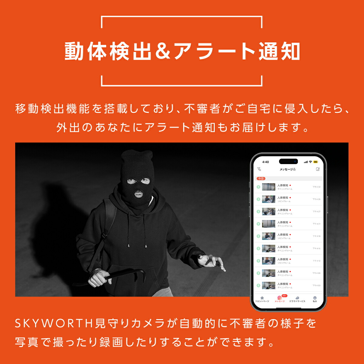 SKYWORTH 防犯カメラ 5