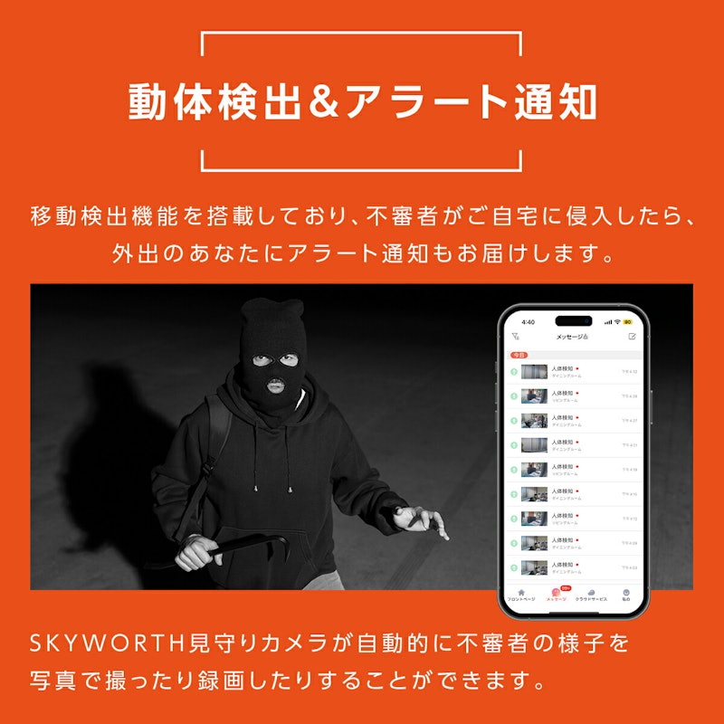 SKYWORTH 防犯カメラ 5