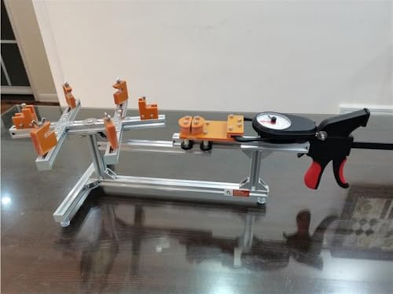 バドミントンラケット糸通し機 2