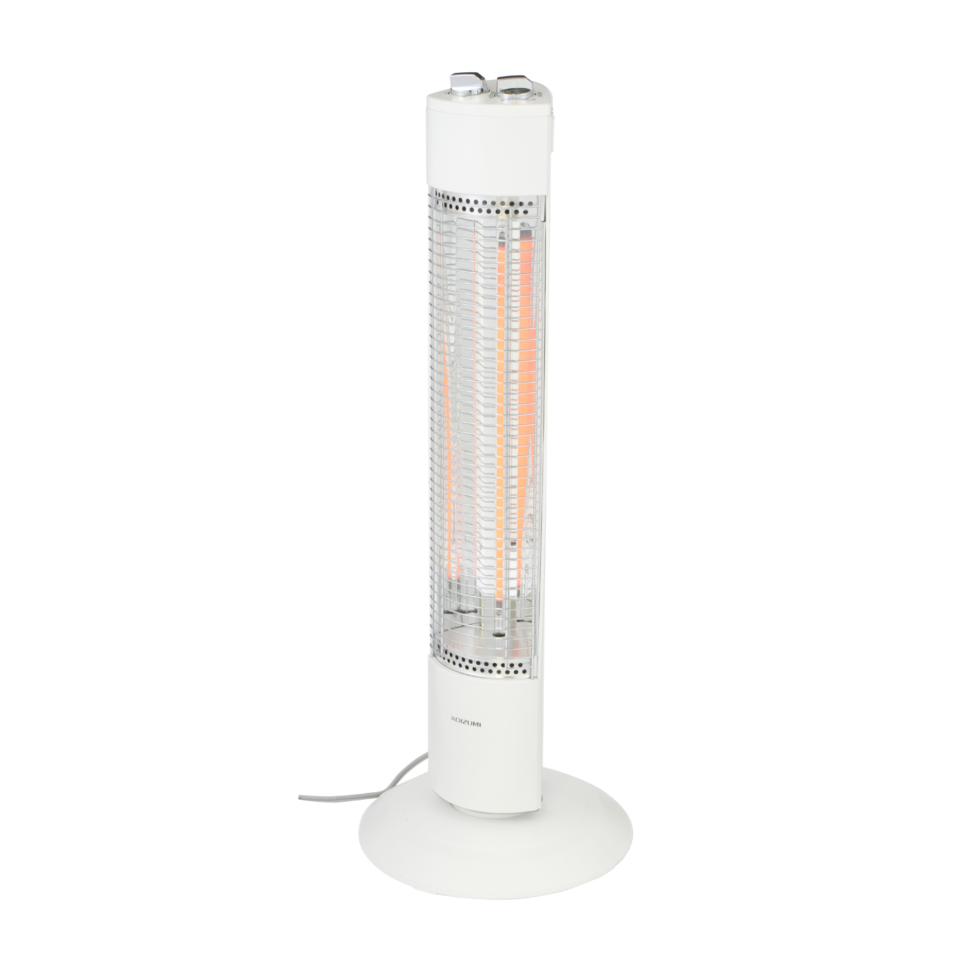 KOIZUMI 遠赤電気ストーブ KKS-0997 2019年製　ホワイト 遠赤電気ストーブ KKS-0997/W｜電気ストーブ／ヒーター