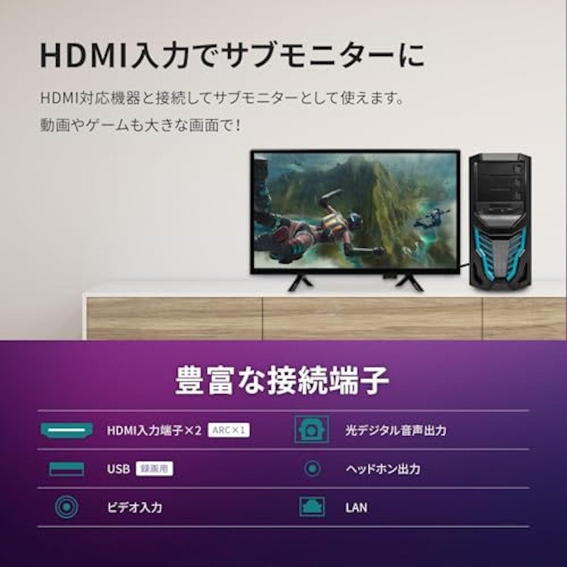 ハイビジョン液晶テレビ 3