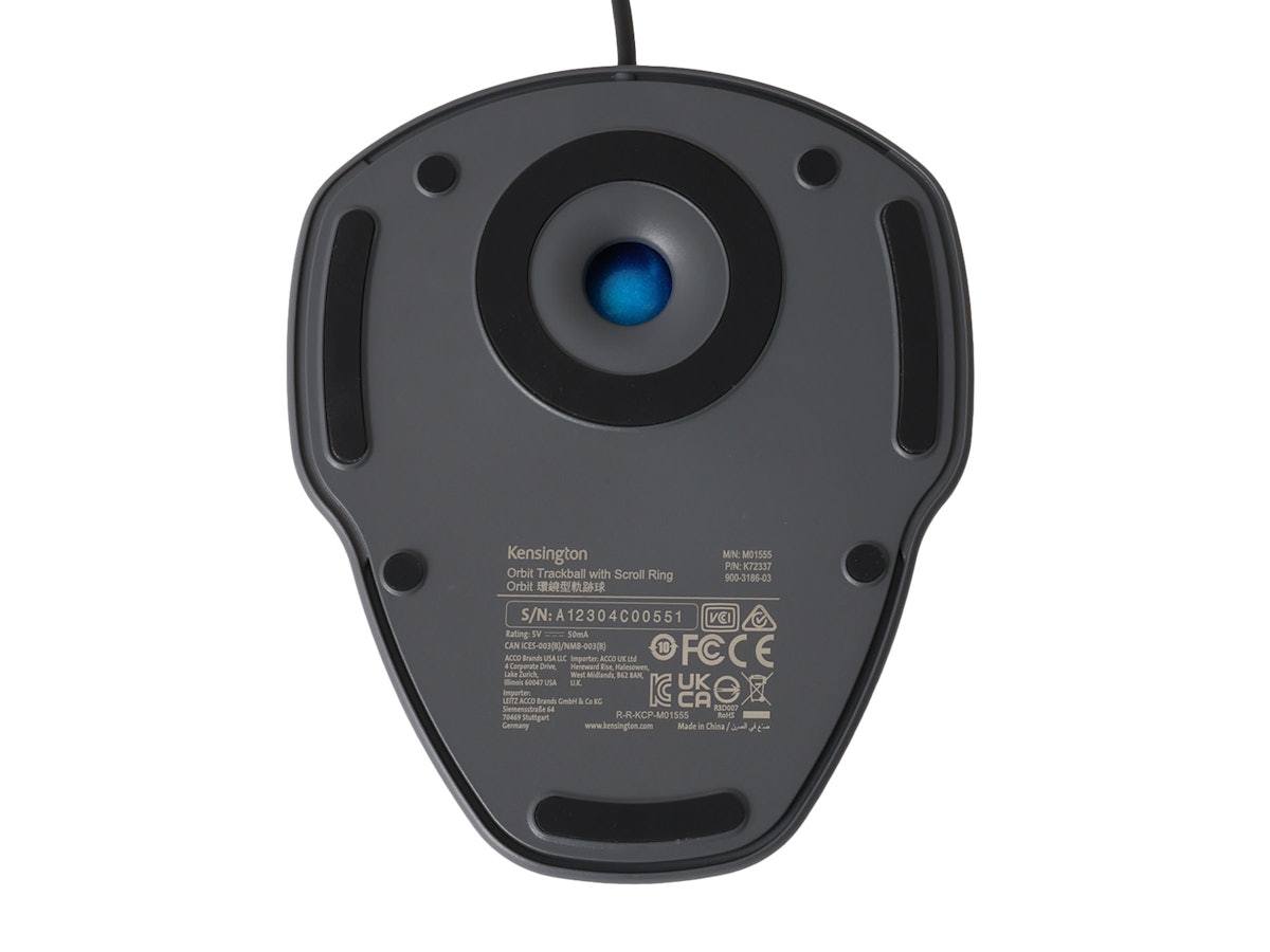 Acco Brands USA Kensington Orbit Trackball with Scroll Ring Acco Brands USA Kensington Orbit Trackball with Scroll Ring
