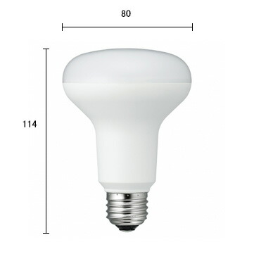 R80レフ形LED 電球色 4